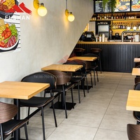Chaise de restaurant de café de haute qualité au design moderne avec revêtement en cuir PU, chaise de salle à manger d'hôtel, pieds en métal pour bureau à domicile, cuisine