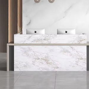 Mostrador de Recepción de Madera Moderno y Personalizado, Muebles de Oficina de Alta Gama al por Mayor para Hoteles, Supermercados, Hospitales y Gimnasios - Product Image 1