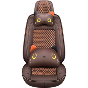 ผ้าคลุมเบาะรถยนต์อเนกประสงค์,ผ้าคลุมเบาะหนังแมวน่ารักลายการ์ตูนผ้าวิสคอสแบบรวมทุกฤดูใหม่ปี2021 - Product Image 4