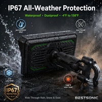 Sistema de Navegación Bestsonic de 6 Pulgadas con Apple CarPlay Inalámbrico y Soporte para Android Auto, Control Manos Libres con Siri y Asistente de Google