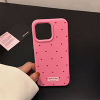 Étui antichoc de protection anti-impact à motif de pois rétro simple pour iPhone 17 air 16 15 14 13 12 11 Pro Max