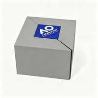 Boîte cadeau personnalisée à double ouverture en papier rigide pour emballage d'implants dentaires, de brackets orthodontiques et de facettes, avec fermeture magnétique et paillettes