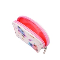 Vente chaude en cuir PU personnaliser poche ronde mignon rétro petit portefeuille de mode femmes pochette à langer Mini porte-monnaie