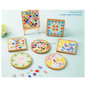 Hiện đại tự làm thủ công Nguồn cung cấp vuông tái chế Gạch <span class=keywords><strong>Mosaic</strong></span> Thủy Tinh cho nhà Deco phòng trang trí nội thất số lượng lớn miếng cho sàn thiết kế đồ họa - Product Image 4