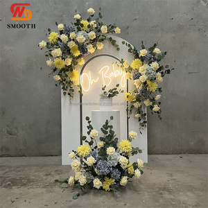 Juego de telón de fondo de arco de PVC personalizado suave soporte de fondo de PVC acrílico para exhibición de arco de Evento de cumpleaños - Product Image 5