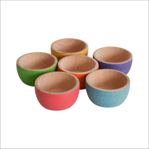 6 colori eco-friendly Puzzle blocchi di costruzione di alta educazione precoce scuola materna <span class=keywords><strong>ciotola</strong></span> di <span class=keywords><strong>legno</strong></span> per la colorazione dei bambini arcobaleno - Product Image 5