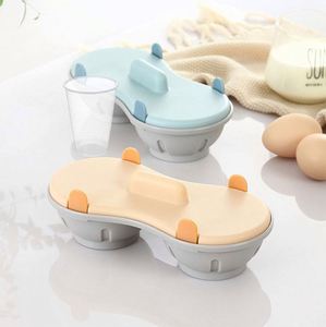 Hot Sale Egg Yolk Filter Multifunction Poached Egg Cooker <b>Steamer</b> Plastic Microwave Egg Cooker Poacher - Product Image 3