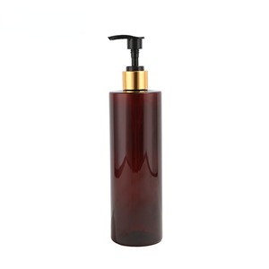 Pet trắng hổ phách đen 350ml 400ml 500ml Nhựa dầu gội Lotion chai với Vàng <span class=keywords><strong>Dispenser</strong></span> - Product Image 5