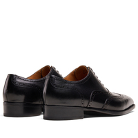 Hochwertige Echtleder-Außensohle Schnürschuhe Business Formelle Herrenschuhe mit Brogue-Muster Komplett aus Rindsleder