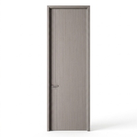 Porte intérieure en bois écologique en HDF mélaminé, moderne, anti-termites, insonorisée, anti-rayures, à âme pleine, pour chambre de villa
