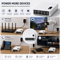 Harga Pabrik OEM 10400mAh/20000mAh Baterai Cadangan Daya WiFi Router Kamera Portabel DC Mini UPS