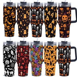 9 màu sắc tùy chỉnh thiết kế Halloween Giáng sinh 40oz thép không gỉ Ice Tumblers <span class=keywords><strong>3D</strong></span> in ấn Halloween du lịch ly cốc - Product Image 1