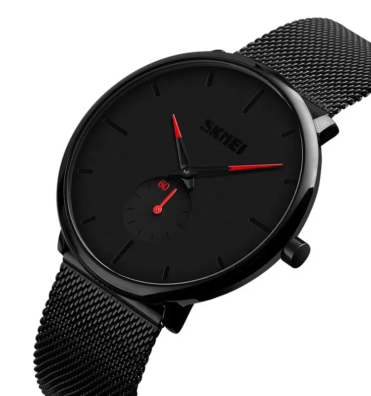 Black minimalist watch