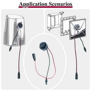 Sensor infrarrojo de válvula de encendido/apagado de 20ms con diseño de ventana redonda, compatible con el repuesto de grifo con sensor sin contacto MB - Product Image 3