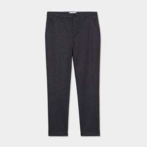 Pantalons chino pour homme en toile décontractée, coupe ajustée, taille mi-haute, coutures renforcées, poches profondes, respirant, écologique, en vrac - Product Image 1