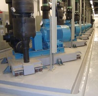 Isolateur de vibrations combiné multi-ressorts robuste pour machines industrielles, montage au sol, amortisseur à ressorts haute charge
