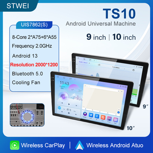 Lecteur Android universel pour voiture TS10 2K 8CORE 9 pouces 10 pouces, 4G WIFI, Carplay sans fil, navigation GPS automatique, écran multimédia - Product Image 2