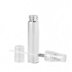 Bouteilles d'échantillons de parfum en verre mince de 2ml 3ml 5ml 10ml petits testeurs carrés vides rechargeables avec joint de pulvérisateur de pompe vente en gros - Product Image 2