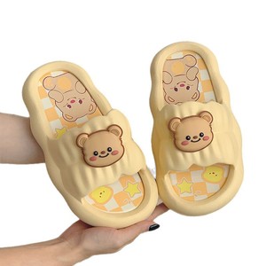 Chaussons d'hiver unisexes à enfiler, légers, à bout ouvert, pour l'extérieur, en PVC souple, antidérapants, motif dessin animé, pour couple, idéaux pour les vacances - Product Image 6