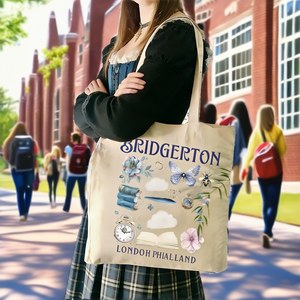 Bolsa de Lona con Diseño de Dibujos Animados y Logotipo Personalizado, con Cremallera y Correa Ajustable para el Hombro/Bandolera, para Estudiantes Universitarios, Estilo Moderno para el Viaje Diario - Product Image 2