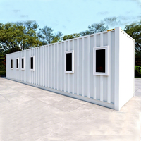 Contenedor de envío plegable/expandible prefabricado 40 pies expandible casas hogar