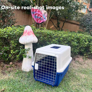 Evcil hayvan taşıyıcı <span class=keywords><strong>IATA</strong></span> standartları karşılar evcil hayvan taşıyıcı, yeni PP malzeme taşınabilir köpek kafesi - Product Image 4