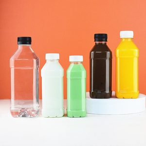 12Oz 0.35L 300Ml Nhựa Chai Nước Giải Khát Với Màn Hình In Ấn Sticker Vít Nắp 16Oz 350Ml 500Ml Pet Chai Cho Nước Trái Cây - Product Image 2