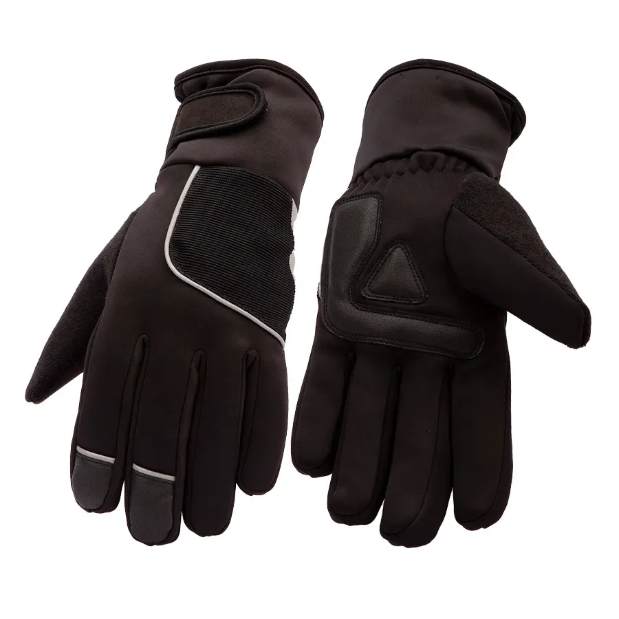 Cycling Gloves Waterproof And Windproof Sports Winter Cycling Gloves In Black Color