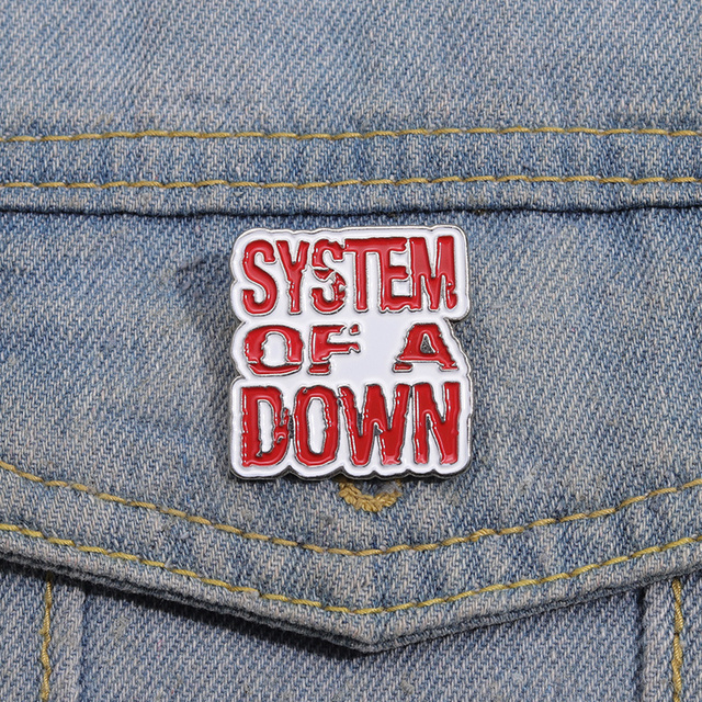 Creative and Personalized Rock Music Band Commemorative Badge Clothing Bag Hat Accessories Dripping Alloy Brooch