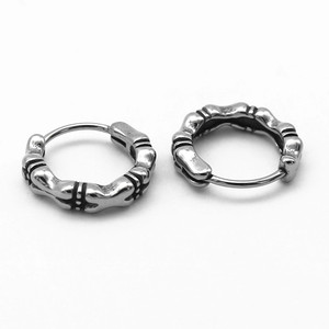 Yunnique <b>Hoop</b> <b>Earrings</b> Titanium Steel Geometric Unisex Fashion Jewelry Guangzhou Made - Product Image 2