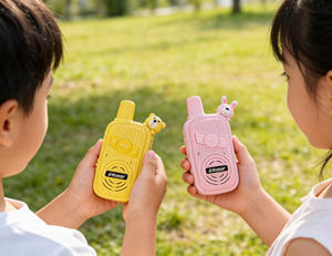 Walkie Talkies HX T1 para Niños, Paquete de 2, Sin Licencia, FRS <span class=keywords><strong>PMR</strong></span>, 22 <span class=keywords><strong>Canales</strong></span>, Alcance de 3KM, Recargables, Seguros y Portátiles, Juguete para Niños y Niñas - Product Image 6