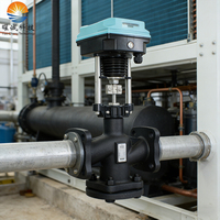 Vanne de régulation électrique en fonte ductile 2,5''-12'' pour le contrôle du niveau de liquide, protection IP54, YC-TECH, OEM disponible