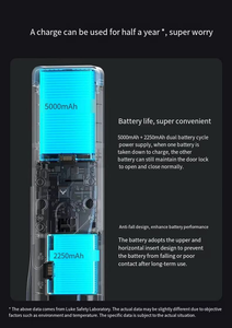 Khóa thông minh an toàn và thuận tiện với dấu vân tay & Thẻ chìa khóa không dây điện & kỹ thuật số khóa thông minh SDK mạng - Product Image 3