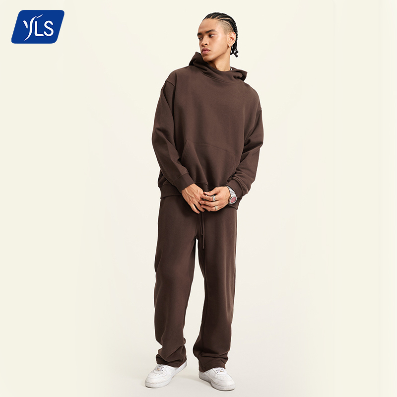 Hooded Fleece Fleece Sweatsuit Bulk YLS New Suits Custom Street