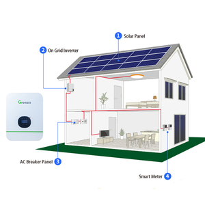 Système d'alimentation solaire PV domestique hors réseau 8000W 10000W 3000W 5000W 5KW 8KW 10KW - Product Image 6