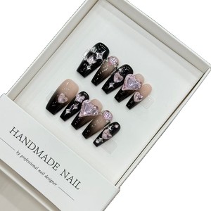 Lujoso, elegante, ligero, de lujo, hecho a mano, acrílico, <span class=keywords><strong>uñas</strong></span> artificiales, cobertura completa, extraíble, usable para dedos, diseño ABS - Product Image 6