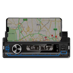 Lecteur MP3 de voiture 1DIN, radio FM BT, entrée USB, carte TF, entrée AUX, appels mains libres, ajustement universel, son haute fidélité, design portable - Product Image 6
