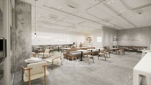 Modern Coffee Shop Interiors Design and Coffee Shop Furniture Bar Counters - Product Image 2