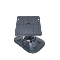 Support de fixation pour sondeur de pêche pour bateau gonflable, support de transducteur ABS, accessoires marins