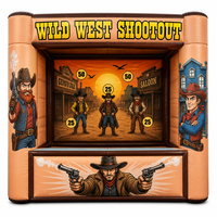 Bataille au pistolet du Far West