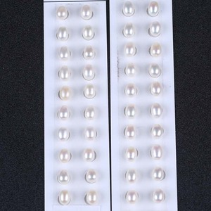 6 millimetri di Buona qualità <span class=keywords><strong>a</strong></span> forma di <span class=keywords><strong>goccia</strong></span> d'acqua dolce della perla per il processo orecchino - Product Image 5