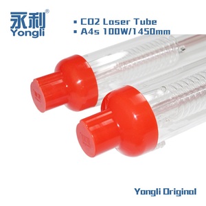 Yongli 150w Max 180w 1850mm Dia. <span class=keywords><strong>Tube</strong></span> laser en verre de 80mm avec tête en métal II-VI lentille - Product Image 4