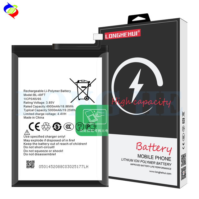 5000mAh BL-49FT CD7 Mobile Phone Battery for Tecno Camon 15 Battery
