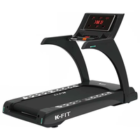 Caminadora Motorizada K-FIT GS-353D-B, Equipo de Fitness para Interiores, Comercial, Buena Calidad, Buen Precio, con WLAN, Surf y TV