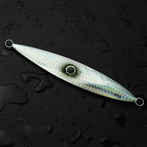 14 #80G di Slow Metallo Giga Lure di Pesca Colata di Metallo Esche Da Pesca Olografica Esche Acqua Salata Artificiale Falso Pesce - Product Image 5