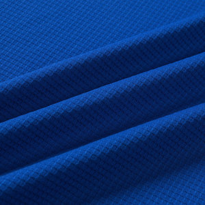 Оптовая продажа, полиэфирная ткань, 100 трикотажная жаккардовая вафельная сетчатая ткань для футбола, трикотажная одежда, спортивная одежда, поставщик - Product Image 5