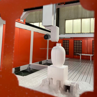 Máquina CNC de 5 Ejes para Tallado de Espuma, Escultura, Corte de Espuma, Fresado de Moldes de Madera 3D 4D 5D