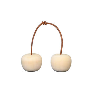Nuovo prodotto giocattolo in legno personalizzato frutta ciliegia artigianato per il disegno fai da te - Product Image 1