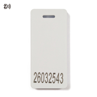 Tarjeta RFID activa de 2,4 2,45 GHz, distancia de identificación de 240 m, insignia ABS DC3V para sistema de control de acceso y seguimiento de mercancías