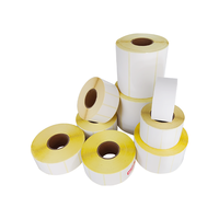 Fabricante Chino Ofrece Rollo Jumbo Térmico de Etiquetas Térmicas con Líneas Perforadas, Impresión a Todo Color, Etiqueta de Envío con Código de Barras